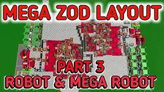 MEGA ZOD LAYOUT FACTORY SIMULATOR TIER 7 - PART 3 Robot & Mega Robot - Roblox Factory Simulator