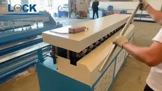 💥TDF Flange Forming Machine LC-15A with 16 station rollers#hvac #ductmachine #flangemachine #lock