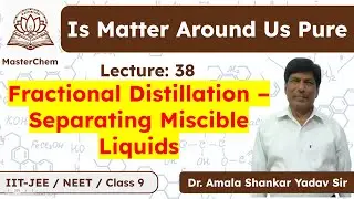 Class 9th: Fractional Distillation &ndash; Separating Miscible Liquids