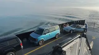 Got the knock | sailing my van across ocean vanlife on a island