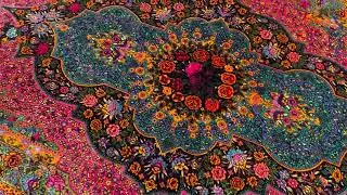 Ariya Gallery Persian Carpet silk　　 ZABIHI 工房、最高級手織りシルクペルシャ絨毯