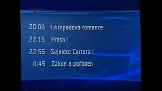 21.4.2006 - TV NOVA - reklamy, upoutávky, dnes večer
