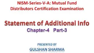 NISM series V-A MF Exam Tutorial Unit 4 Part 3 Offer Document