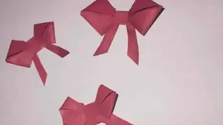 &ldquo;DIY Paper Bow Tutorial | Easy Step-by-Step Paper Craft for Beginners&rdquo;🎀