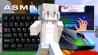 Hive Bedwars on Mobile OTG With Keyboard & Mouse Sounds #78 ( HANDCAM )