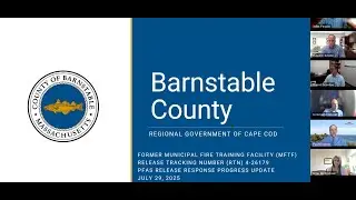 Barnstable County PFAS Remediation PIP Update - July 2025