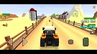 Blocky Farm Racing & Simulator - Gameplay  (Android, iOS)(sahisgaming)