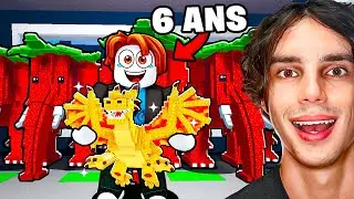 J'ai AM&Eacute;LIOR&Eacute; le COMPTE de mon PETIT FR&Egrave;RE pendant 24 HEURES sur Steal A Brainrot