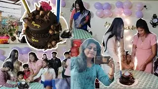 It's birthday celebration in chandannagar ll papay 🎂papan ll Moumita's vlog 🌈. 