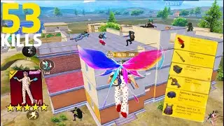 53 Solo KILLS!😱❤️HARDEST GAME in REAL CONQUEROR TIER LOBBY🥵  🔥 PUBG Mobile | BGMI