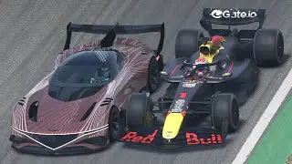 Red Bull F1 2025 vs Genesis X Gran Racer Vision Gran Turismo at Monza