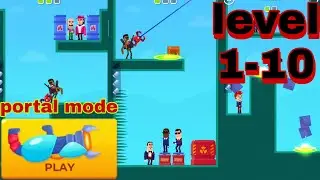 Hitmasters PORTAL MODE UNLOCKED level 1-10 gameplay