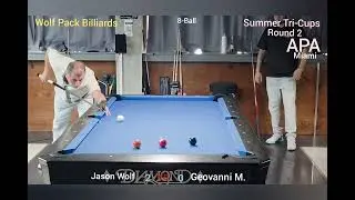 Jason Wolf  vs Giovanni Miami APA Race to 5