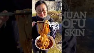 SICHUAN BOILED TOFU SKIN | CARBLESS VEGAN RECIPES #shorts