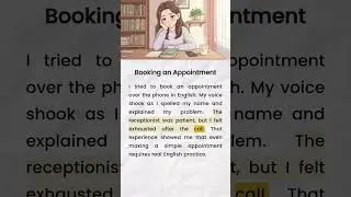Booking an Appointment | Easy english for beginners | Story in english for learning