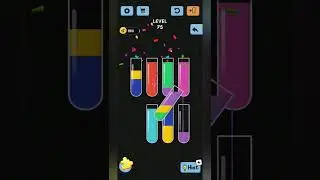 Water color sort 💦🌈😊level 75#youtubeshorts #ytshorts #youtube #thegalaxygamergirl