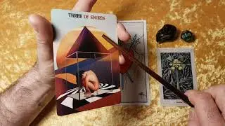 Three of Swords - She Wolfe Tarot