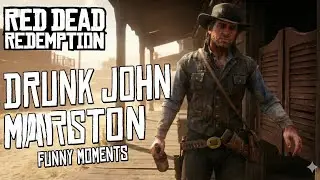 John Marston Drunk Scene 😂 | Funniest Moment in Red Dead Redemption