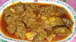 গরুর ফেপসা রান্না রেসিপি।How to roast beef liver with coconut milk।