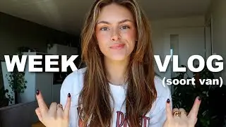 een hele random vlog (maar wel leuk) *visionboard maken, workout, klaar met studie & chaos*