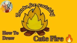 How To Draw Fire | How To Draw Camp Fire