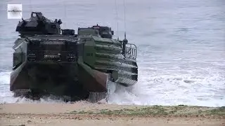 US Marines - Amphibious Landing Training Rehearsal, SSang Young 2014.