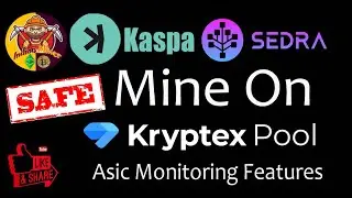 Sedra Coin or Kaspa Coin mining on Kryptex pool || 🤑 Asic Monitoring Feature Available 🚀 #crypto