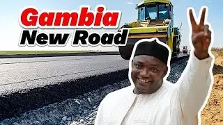 Dr Barrow new road in Bundung The Gambia