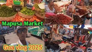 goa || Mapusa Market || vlog 2025 | Friday Market Mapusa Goa | daily vlog travel vlog | family vlog