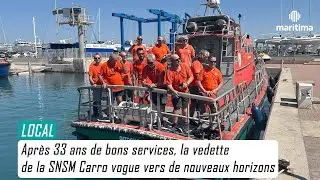 Martigues : la vedette SNSM quitte Carro après 33 ans de sauvetages en mer