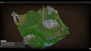 3D Minimap test 4 - 256x256x256blocks with 24 render distance