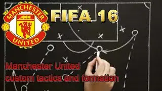 Fifa 16: Man Utd custom tactics and formation