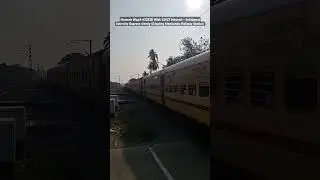 Howrah Wap4 #22320 with #13427 Howrah - Sahibganj Intercity Express Skipping MUU #shorts #shortvideo