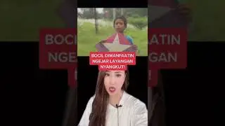 BOCIL DIMANFAATIN NGEJAR LAYANGAN NYANGKUT‼️ #Shorts