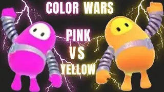 🔴LIVE FALL GUYS COLOR WARS WITH SUBS! 🩷 VS 🟡| DAY 6/7