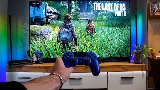 The Last Of Us 2 LOOKS Amazing On The PS4 Slim  |  65 Inch 4K TV POV Gameplay Impression |