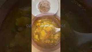 A simple hearty meal for you 🙌✨ #nyc #currychickenrice #heartymeals #comfortcooking