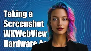 Скриншот WKWebview с аппаратным ускорением контента.