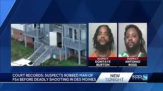 Court records: Suspects robbed man of PS4 before deadly shooting in Des Moines