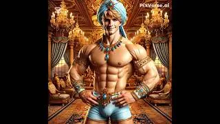 Disney Sultan #ai #cinderella #raya #merida #disney #muscle #abs #aiart #sultan #arabic #midjourney