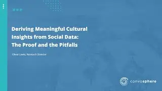 Deriving Meaningful Cultural Insights from Social Data: The Proof and the Pitfalls