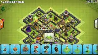 NEW TOWN HALL 7 FARMING/TROPHY BASE 2017! TH7 HYBRID FARM BASE JULY UPDATED!! CLASH OF CLA