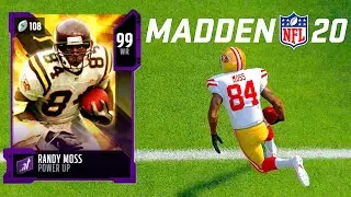 ULTIMATE LEGEND RANDY MOSS BROKE THE GAME! Madden 20 Ultimate Team Gameplay