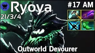 Ryoya [TEAMTEAM] plays Outworld Devourer!!! Dota 2 7.20