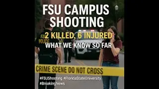 FSU Campus Shooting 2 Killed, 6 Injured - What We Know So Far