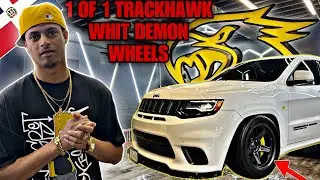 1 OF 1 TRACKHAWK IN THE WORLD, BAGGED WHIT DEMON WHEELS HECHA POR UN DOMINICANO 🇩🇴