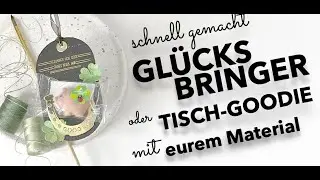 Frohes Neues Jahr Euch!⎮Gl&uuml;cksbringer⎮Tisch-Goodie mit Eurem Material
