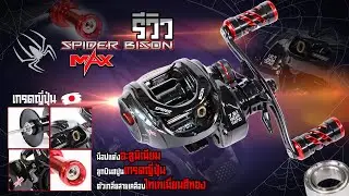 รีวิวความลื่นให้ดูจะจะ! รอกหยดน้ำ SPIDER BISON MAX (สไปเดอร์ไบสันแม็ก) ลูกปืน 7+1 รุ่นใหม่ ปี 2022‼