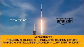 SpaceX Falcon 9 Block 5 |Project Kuiper(KF-01) Launch | Live Coverage by SpaceVelar