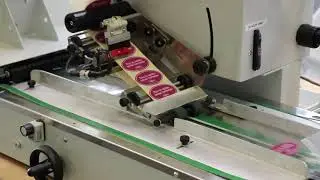 Automatisch etiketteren van Zakken met transparante Bodem met de LAB510